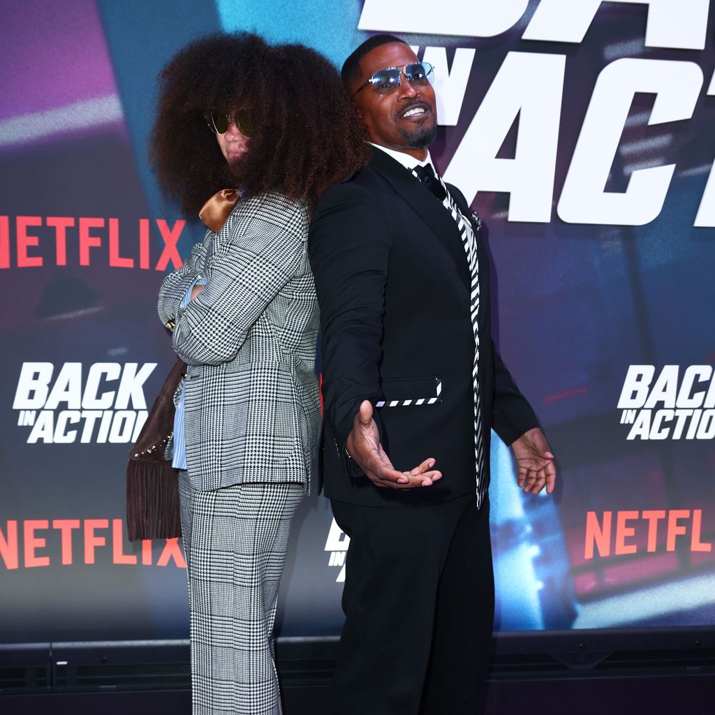 Anelise und Jamie Foxx in Berlin im Januar 2025