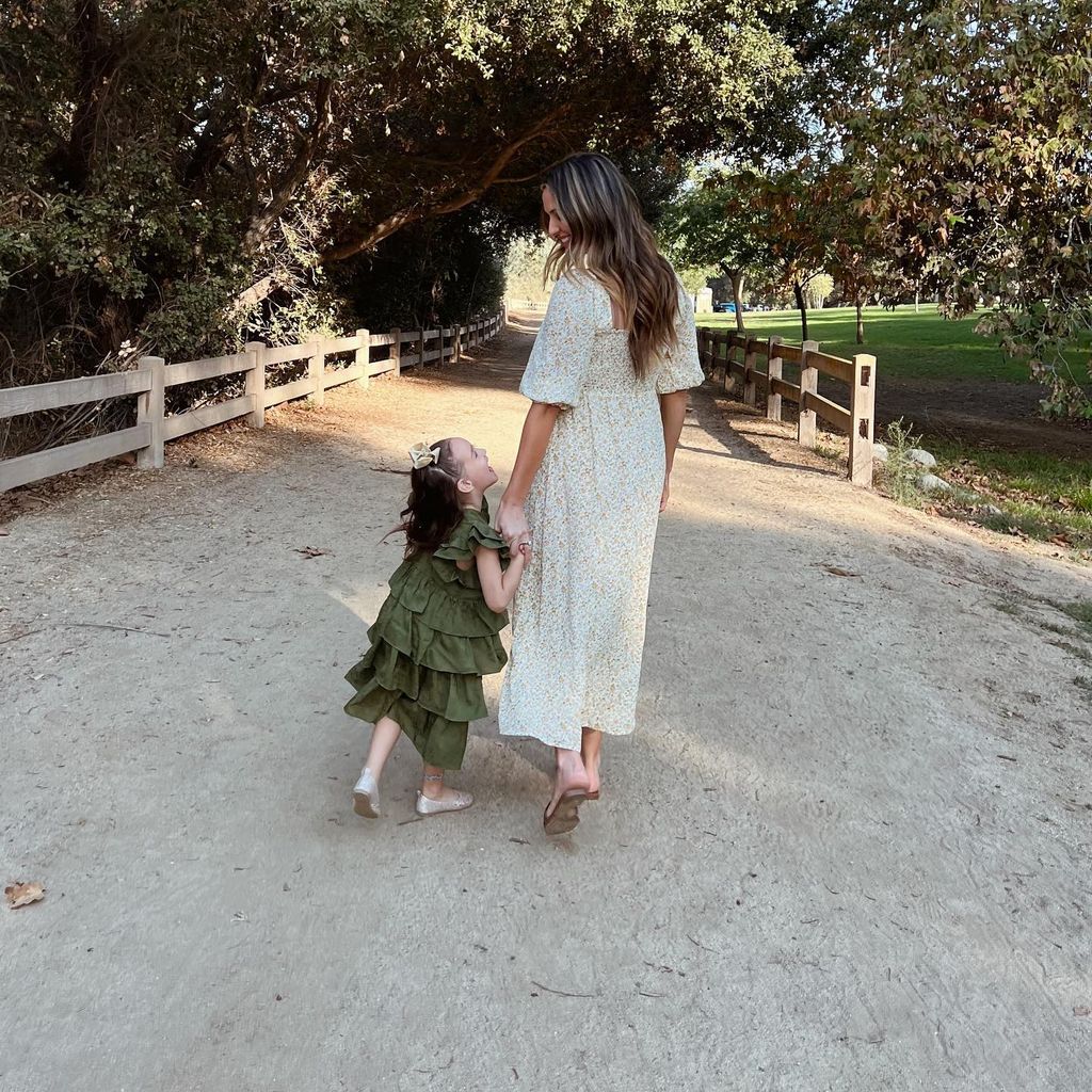 Angel Carter mit ihrer Tochter