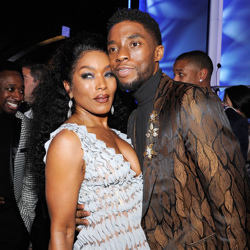 Angela Bassett und Chadwick Boseman