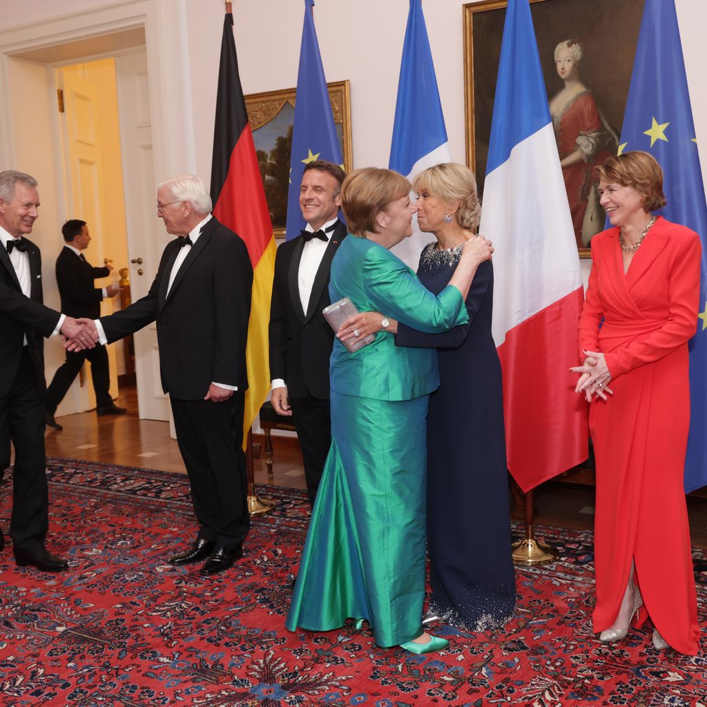 Angela Merkel und Brigitte Macron in Berlin