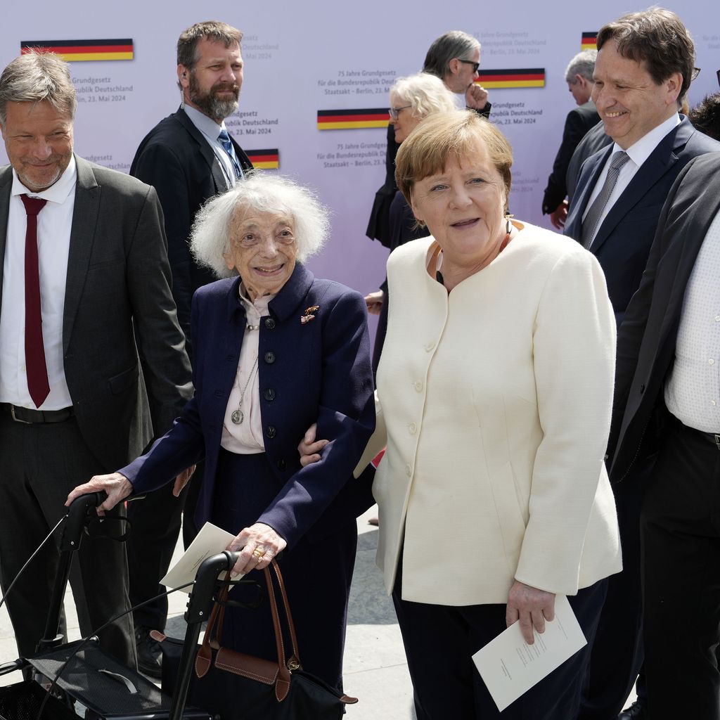Angela Merkel und Margot Friedländer, Mai 2024