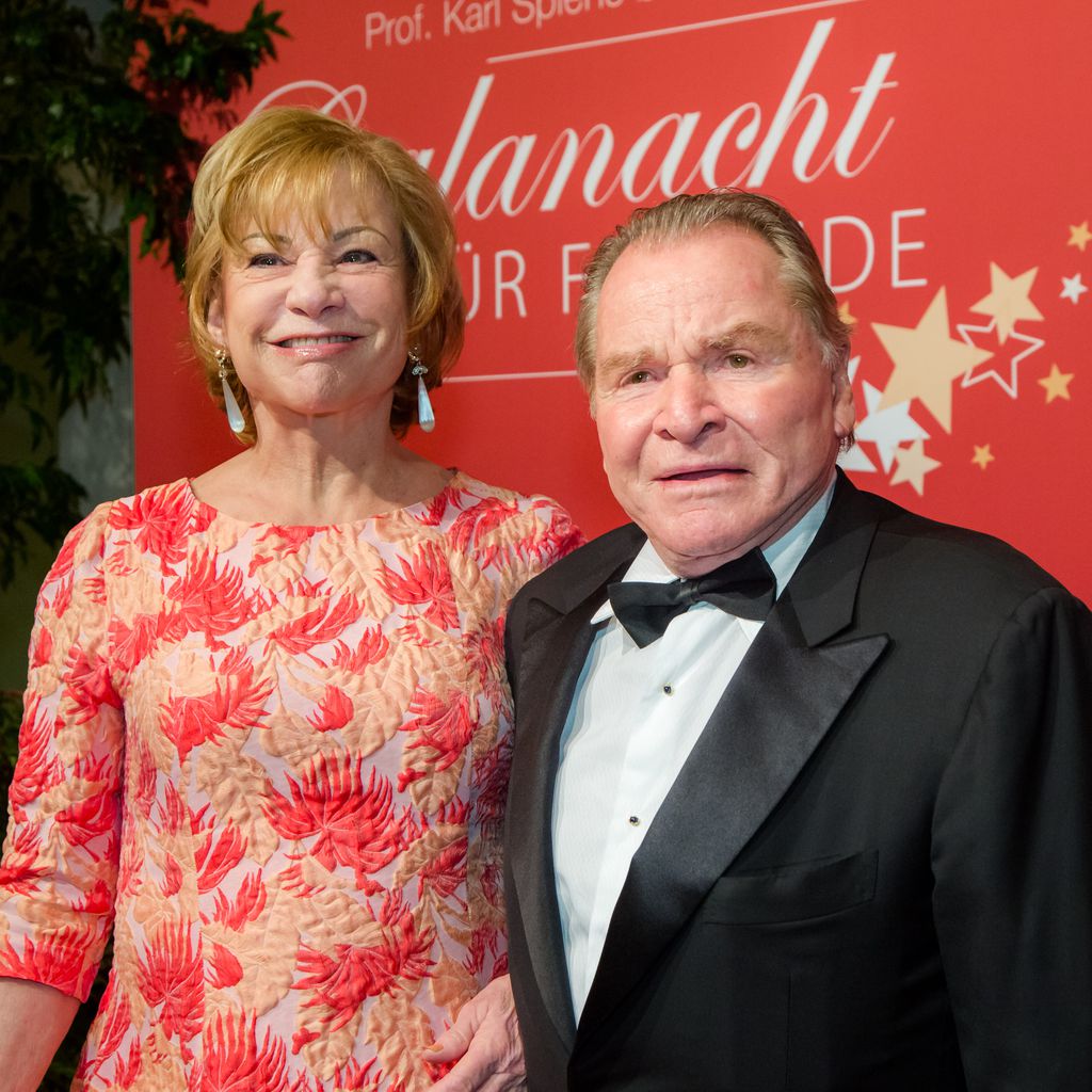 Angela Wepper und Fritz Wepper auf einer Party