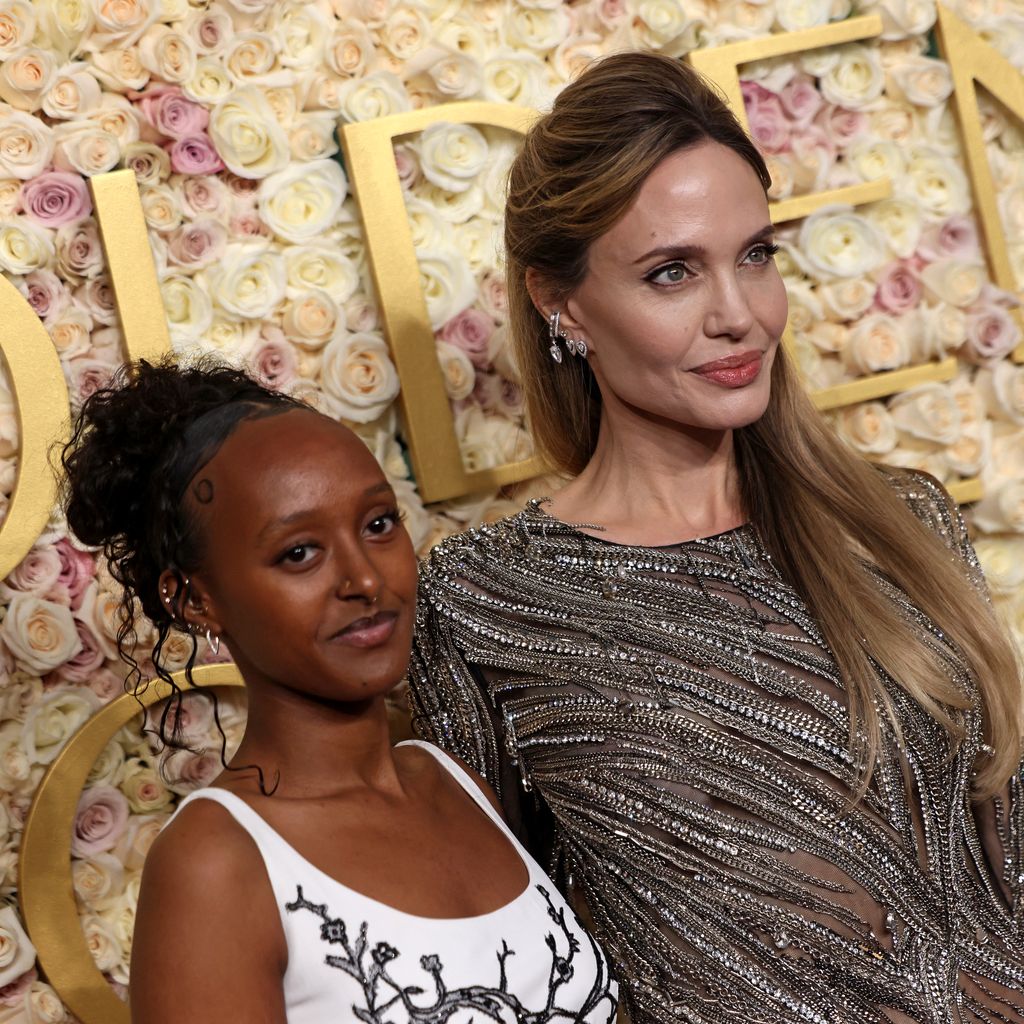 Angelina Jolie mit ihrer Tochter Zahara, Januar 2025