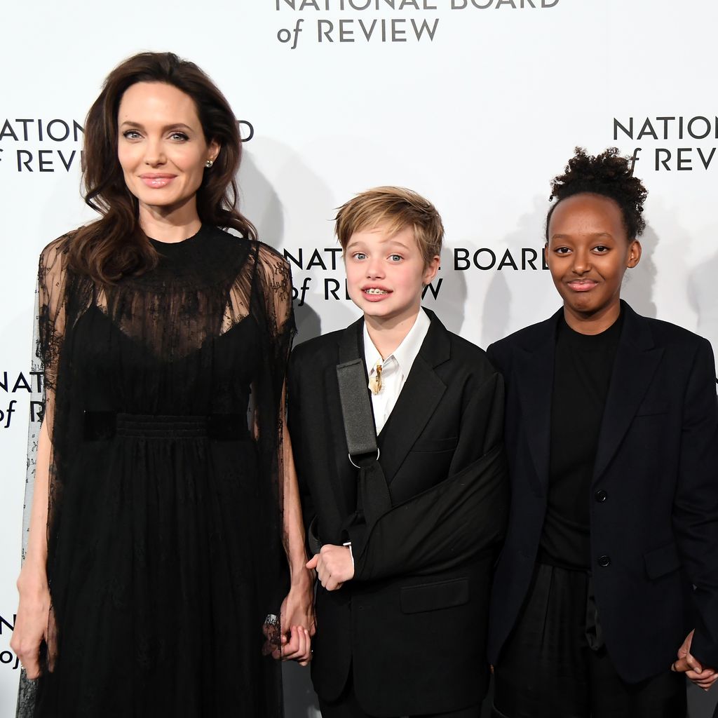 Angelina Jolie, Shiloh Jolie-Pitt und Zahara Jolie-Pitt 2018