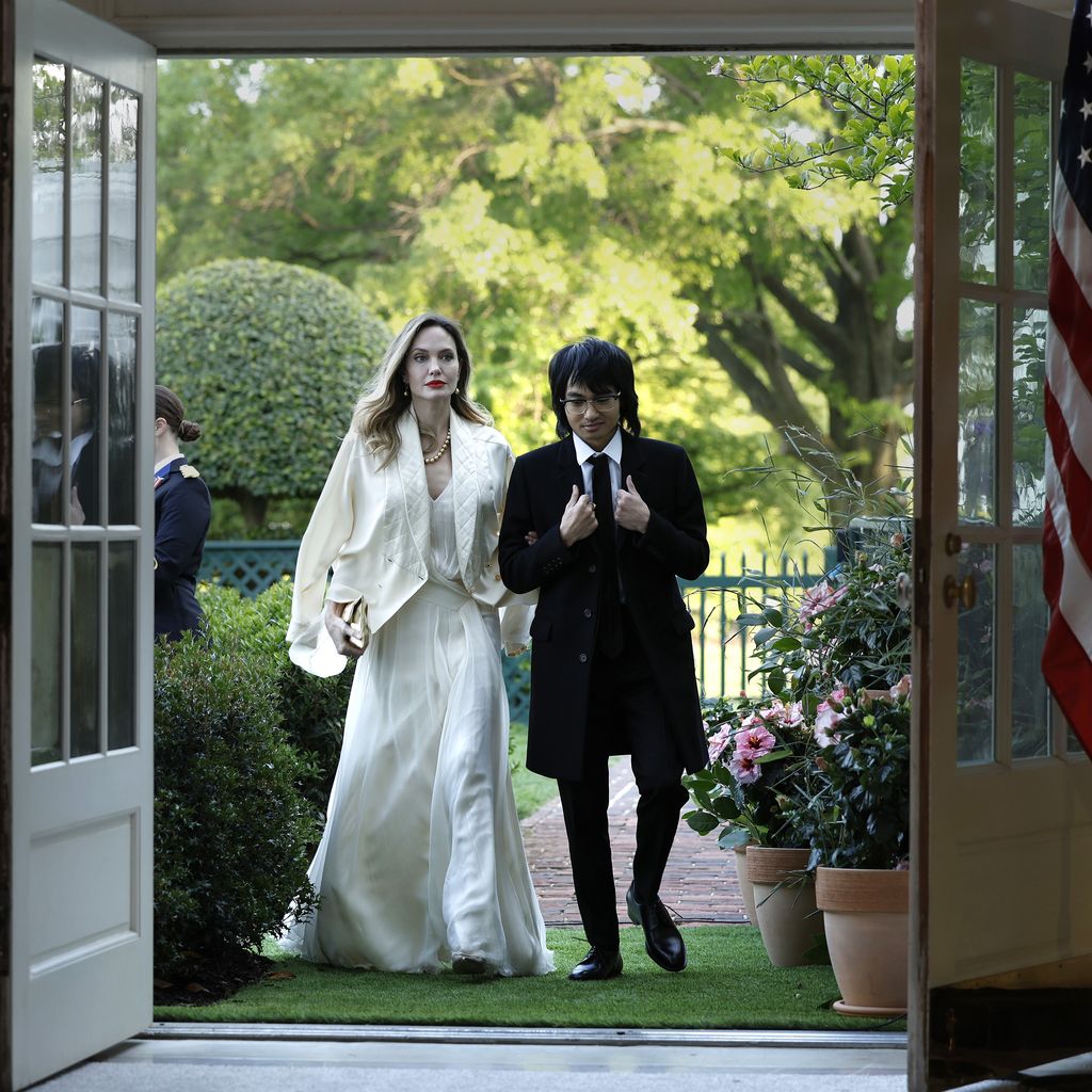 Angelina Jolie und ihr Sohn Maddox Jolie-Pitt