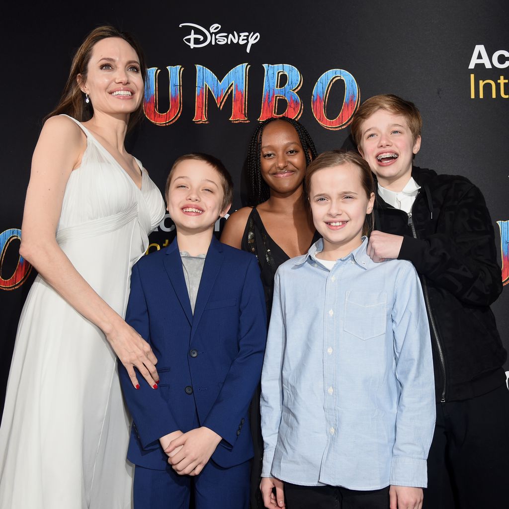 Angelina Jolie und ihre Kinder Knox, Zahara, Vivienne und Shiloh in Los Angeles