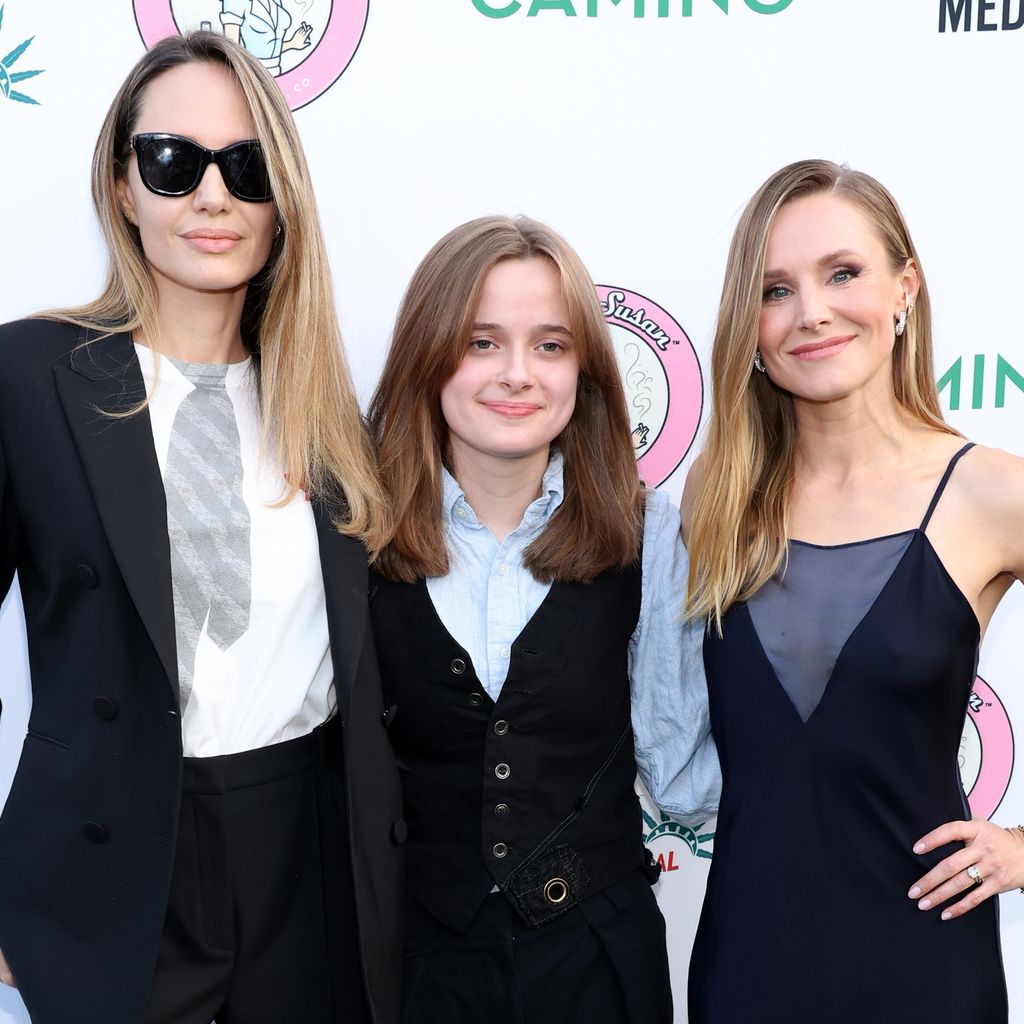 Angelina Jolie, Vivienne Jolie-Pitt und Kristen Bell