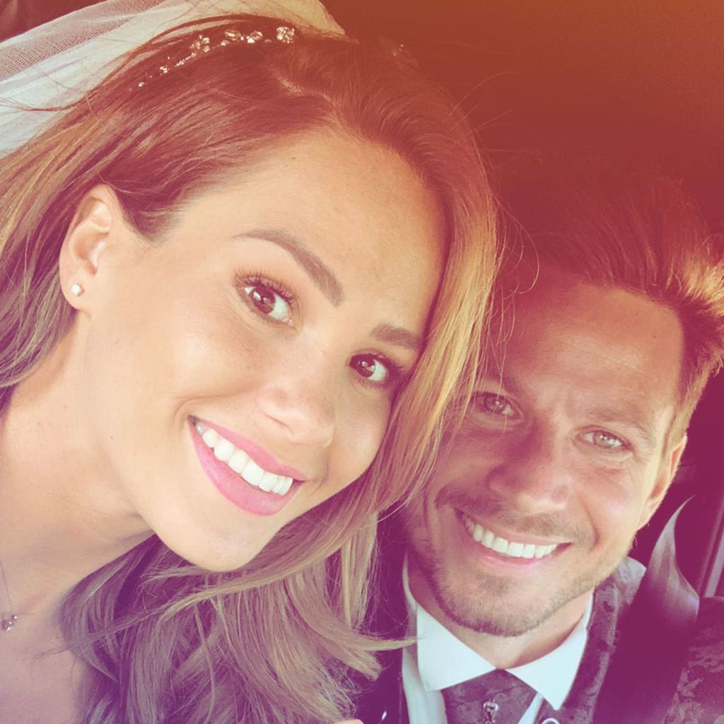 Angelina und Sebastian Pannek an ihrem Hochzeitstag