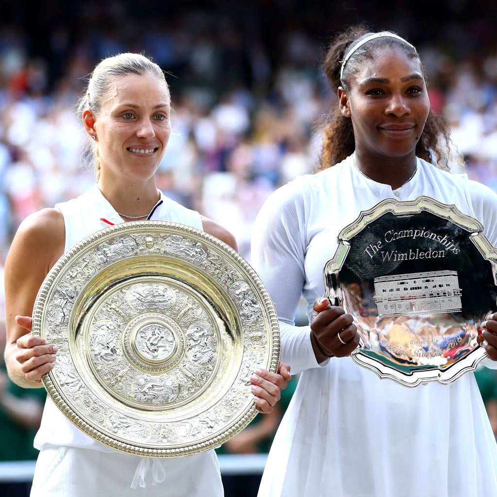 Angelique Kerbe und Serena Williams