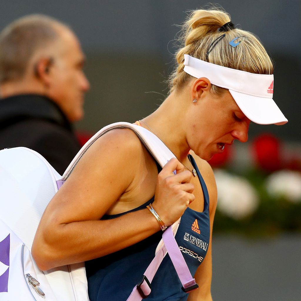 Angelique Kerber beim Turnier in Madrid