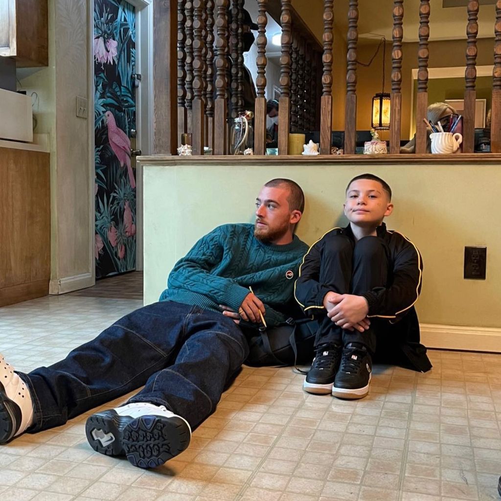 Angus Cloud und Javon Walton am Set von "Euphoria"