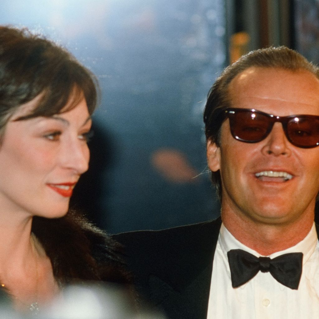 Anjelica Huston und Jack Nicholson bei der American Film Institute Gala 1983