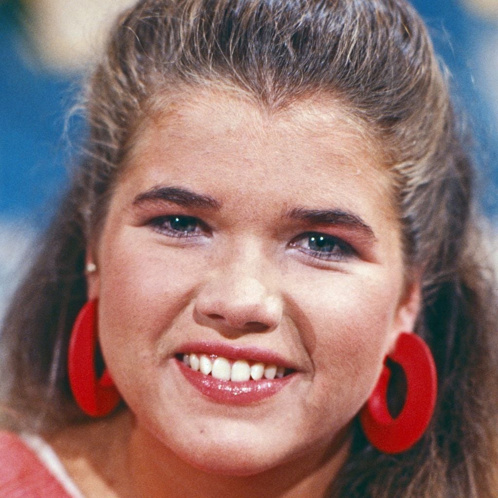 Moderatorin Anke Engelke, 1986