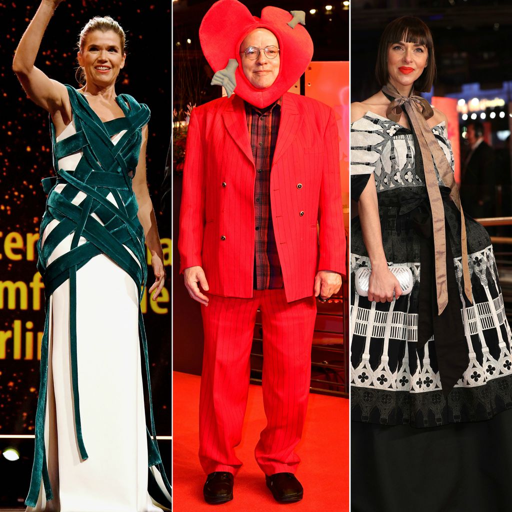 Anke Engelke, Rosa von Praunheim und Kim Riedle bei der Berlinale 2019