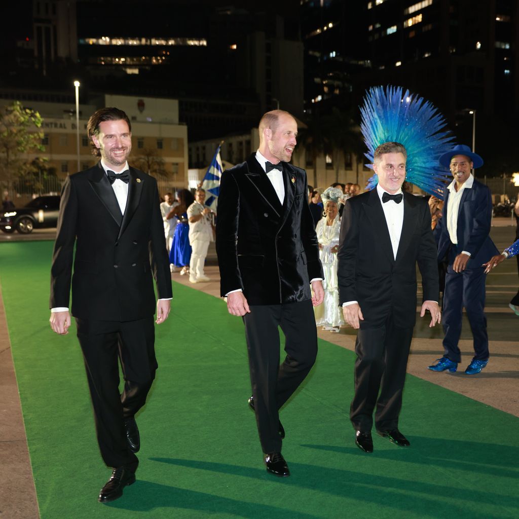 Ankunft von Prinz William auf dem Green Carpet bei den Earthshot Prize Awards in Rio de Janeiro
