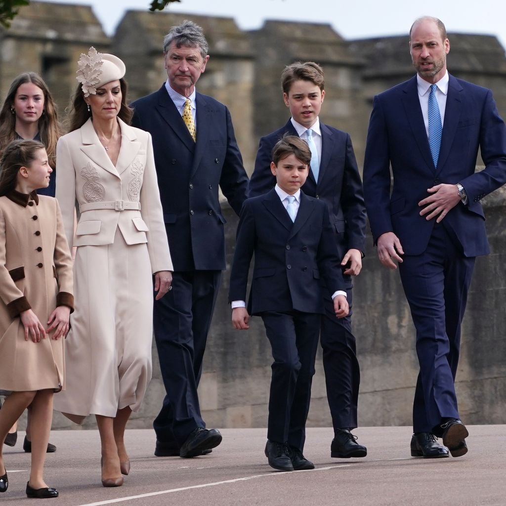 Ankunft der Royals zur Ostermesse in St George's Chapel in Windsor 2026