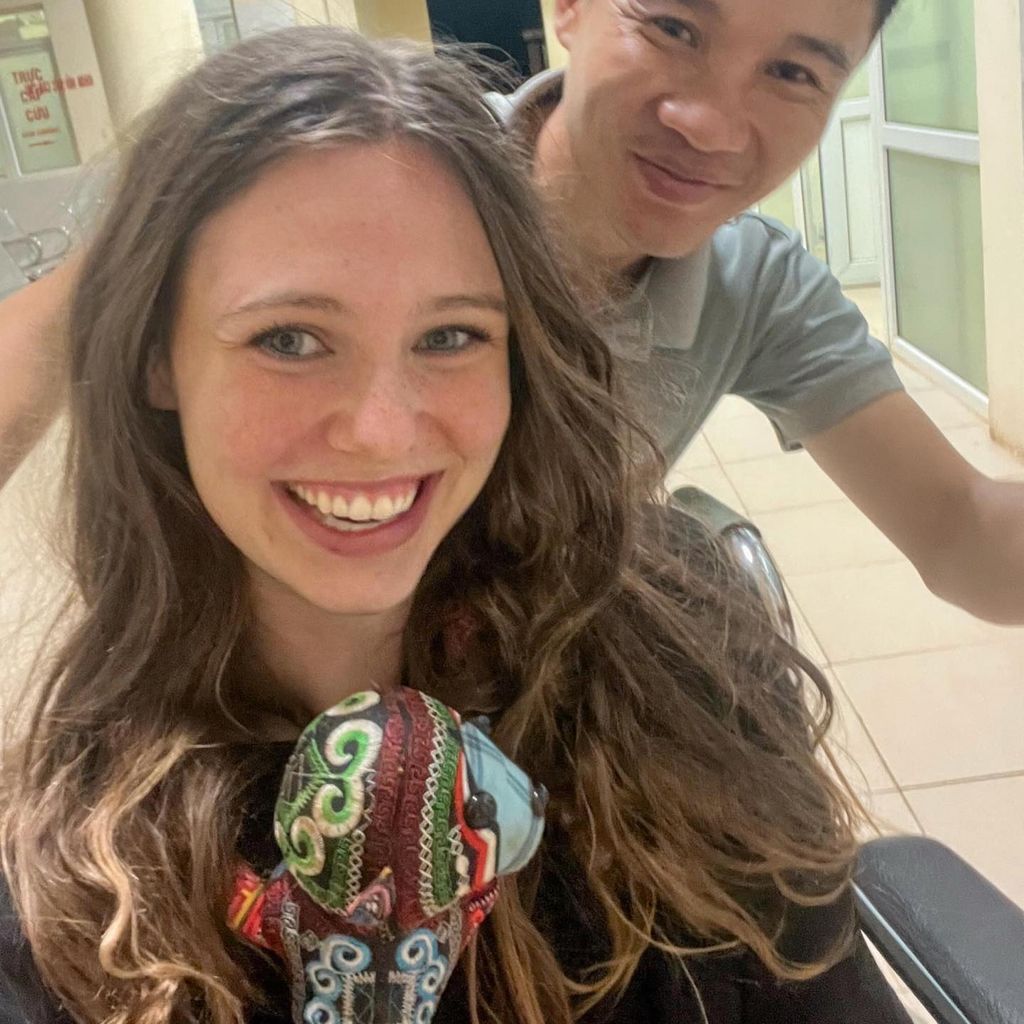 Ann-Kathrin Bendixen in einem vietnamesischen Krankenhaus, September 2024