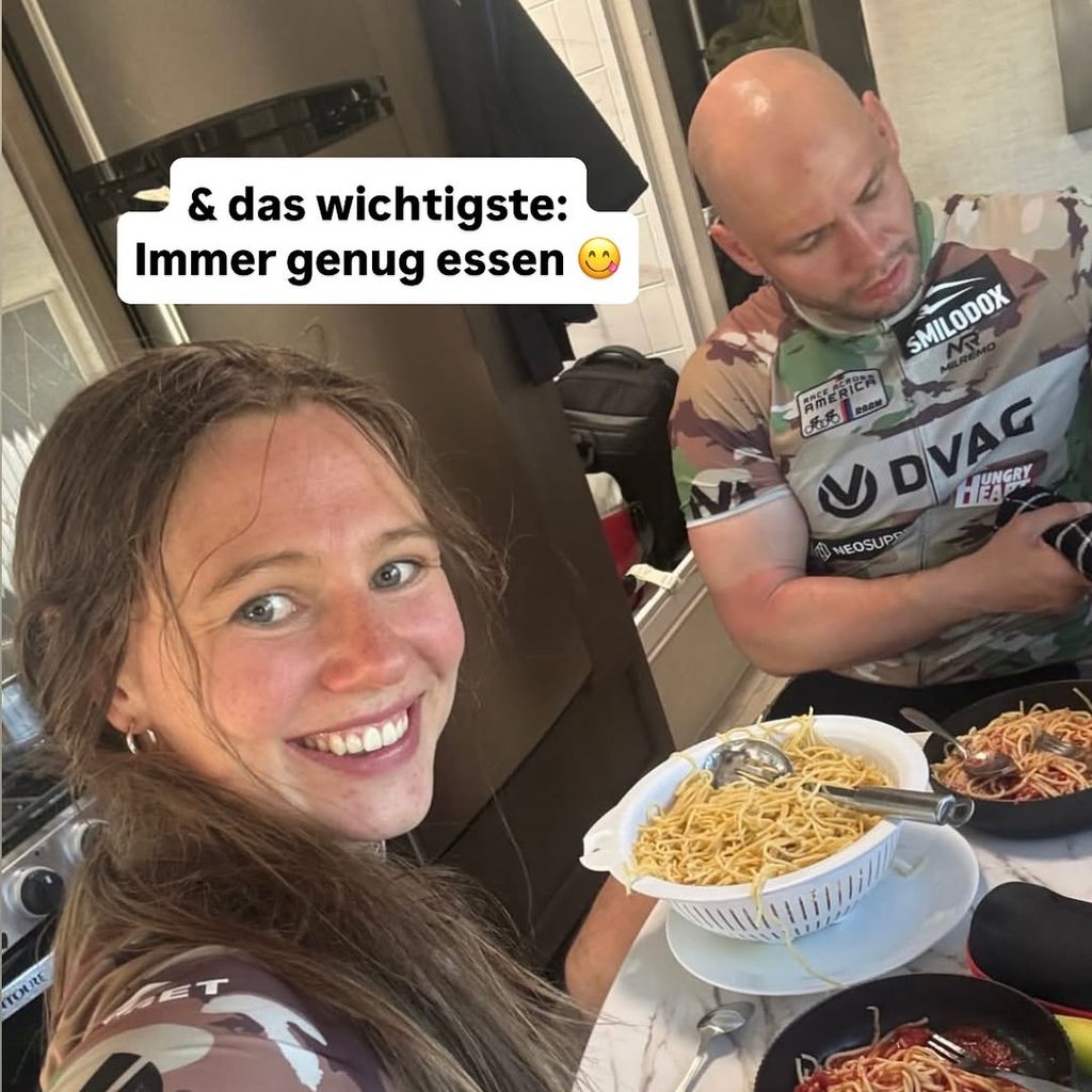 Ann-Kathrin Bendixen und Flying Uwe beim RAAM