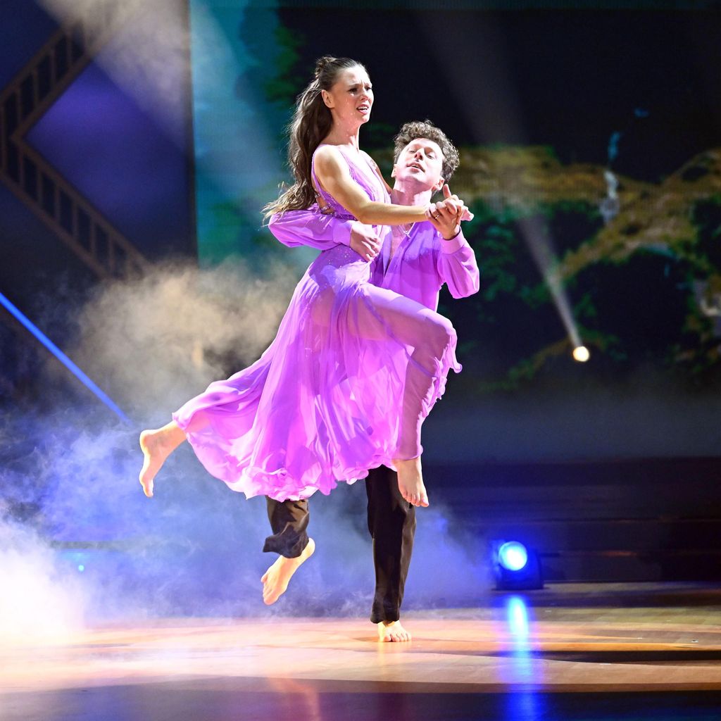 Ann-Kathrin Bendixen und Valentin Lusin bei "Let's Dance"