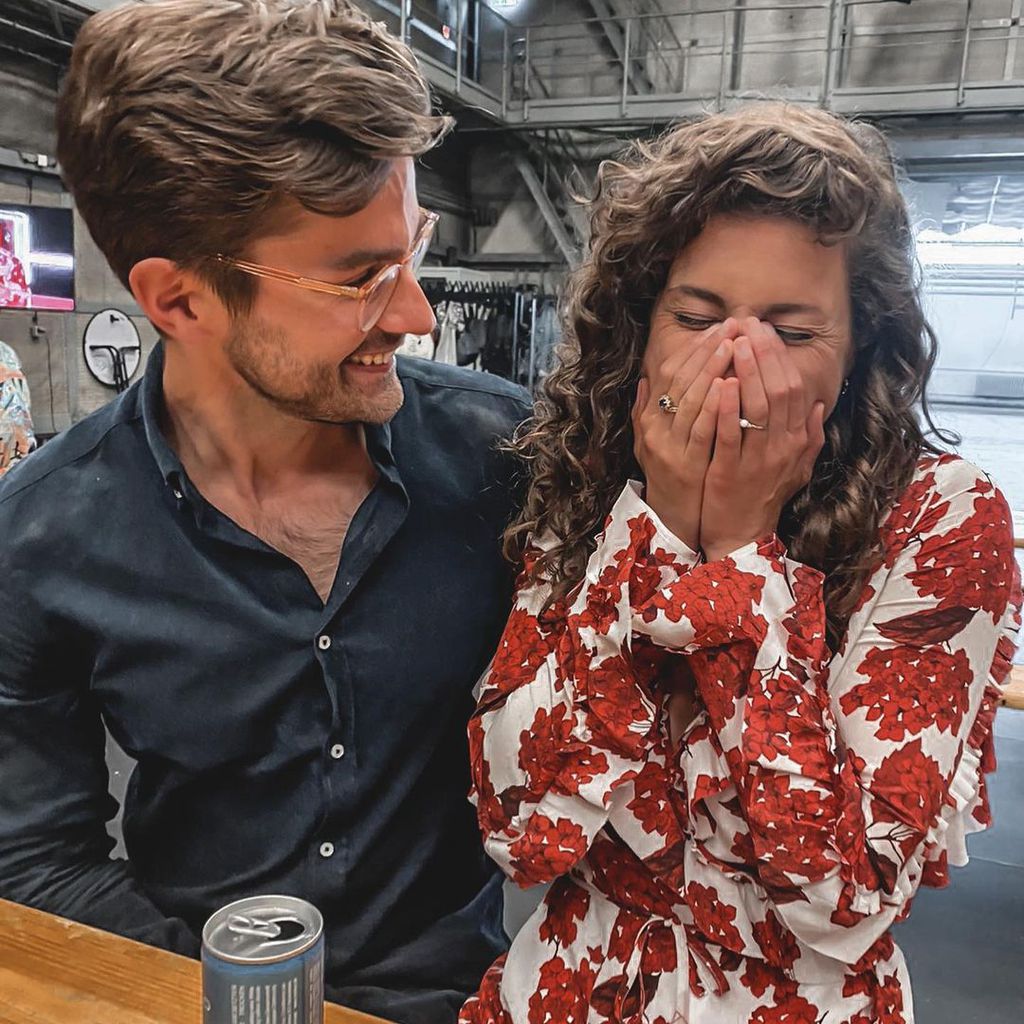 Ann Sophie mit ihrem Freund nach ihrer "The Voice of Germany"-Audition
