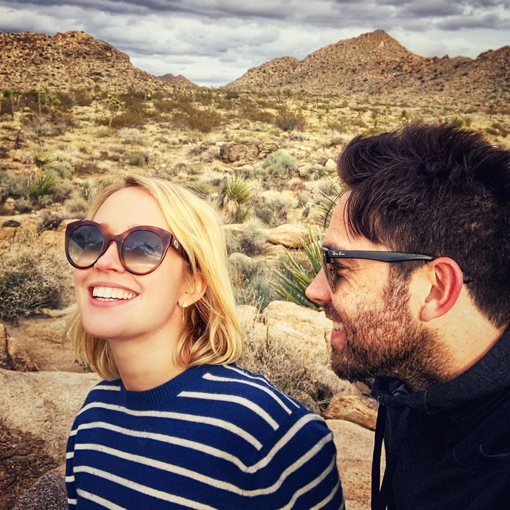 Anna Camp und Michael Johnson im US-Nationalpark Joshua Tree, März 2020
