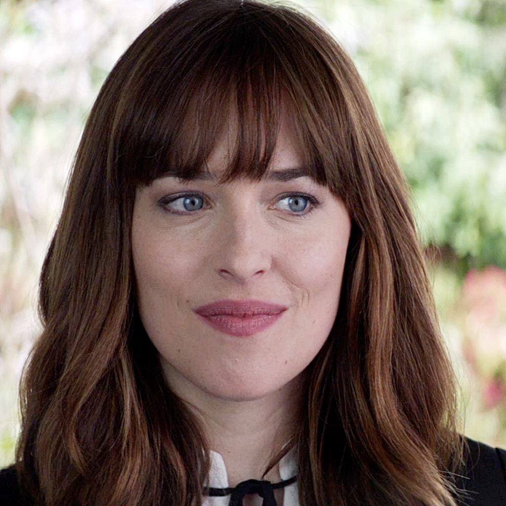 Anna (Dakota Johnson) in "Fifty Shades of Grey"