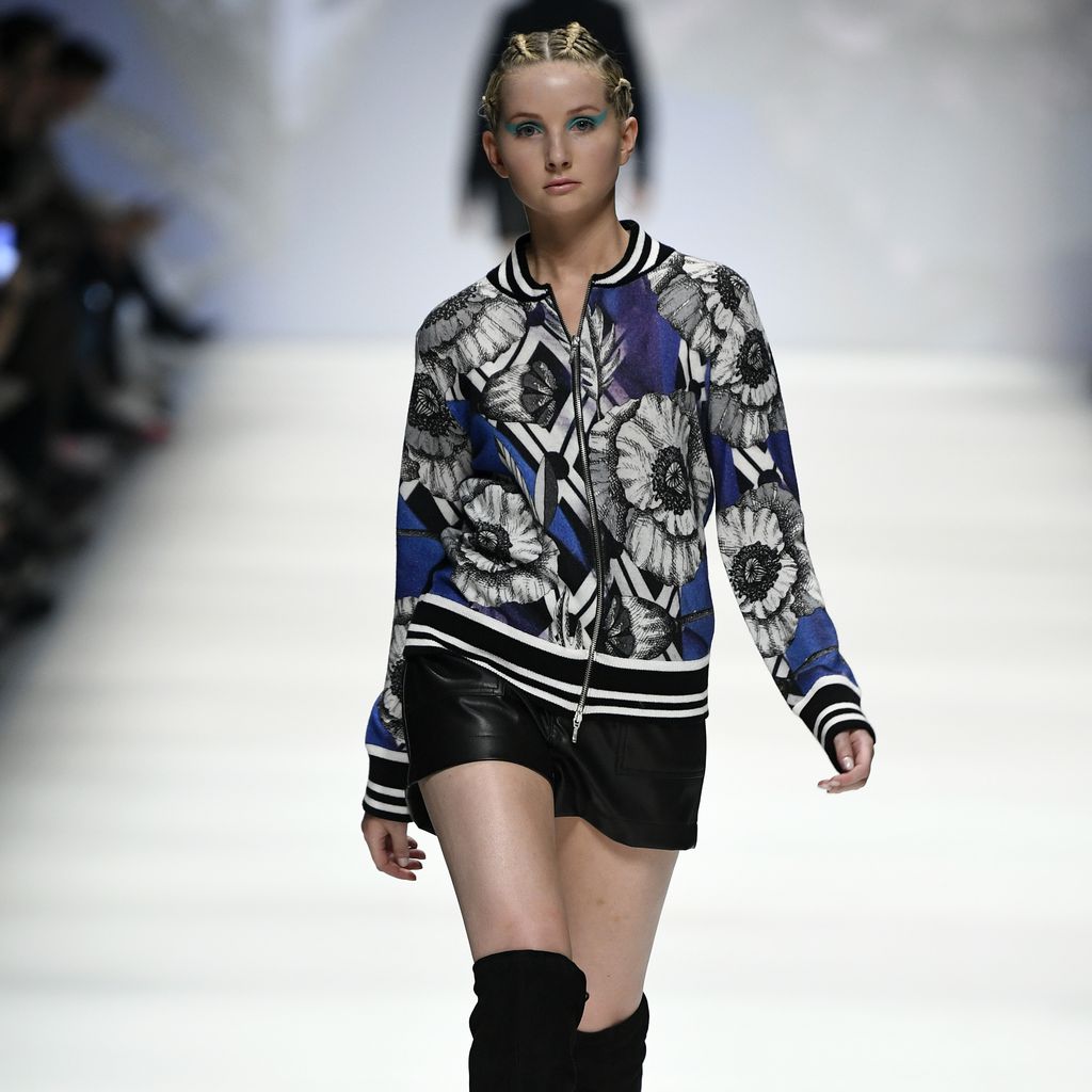 Anna Hiltrop auf der Fashion Week in Berlin im Januar 2020