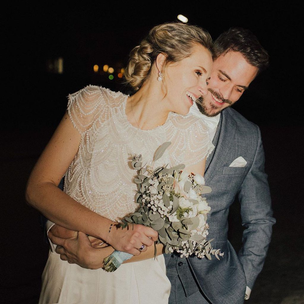 Anna Hofbauer und Marc Barthel bei ihrer Hochzeit