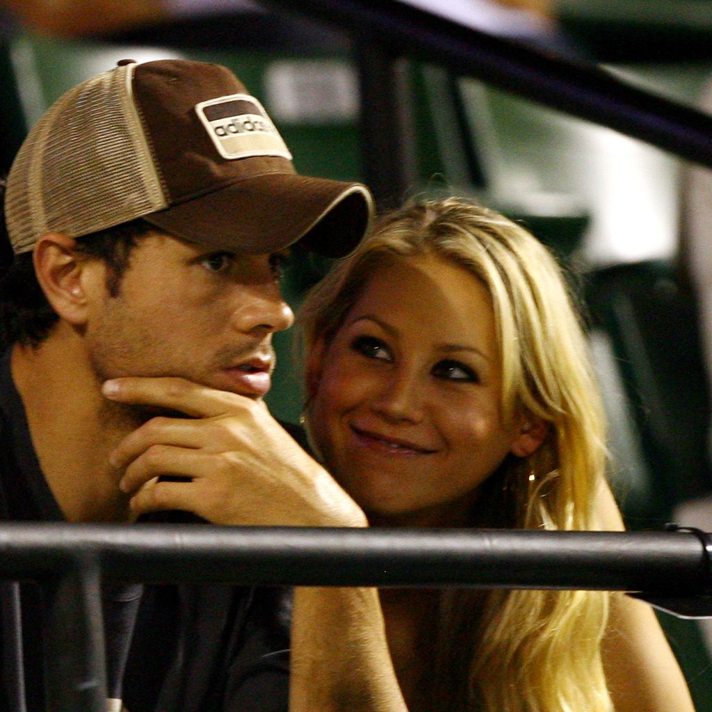 Enrique Iglesias und Anna Kournikova  2009 in Key Biscayne