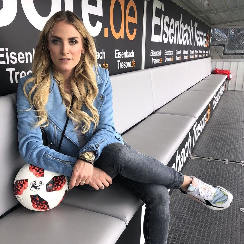 Die Moderatorin Anna Kraft im Mai 2021