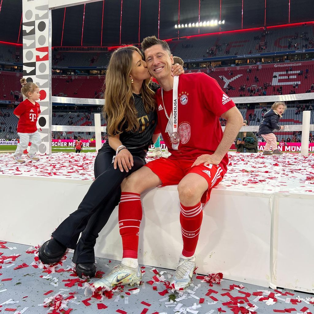 Anna Lewandowska und Robert Lewandowski im Mai 2022