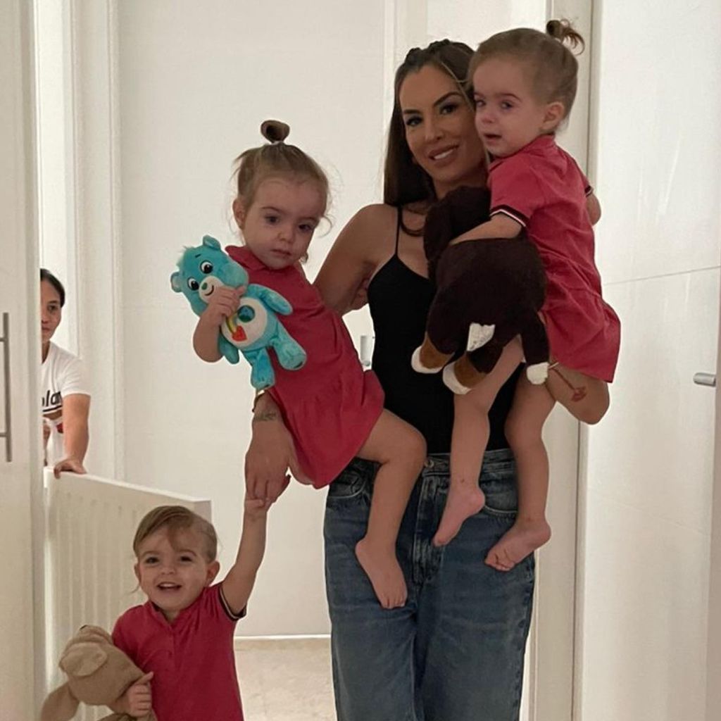 Anna-Maria Ferchichi mit ihren Kindern, November 2023