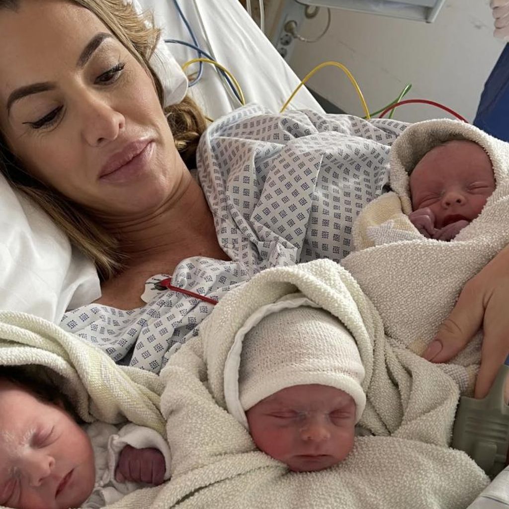 Anna-Maria Ferchichi und ihre Drillinge