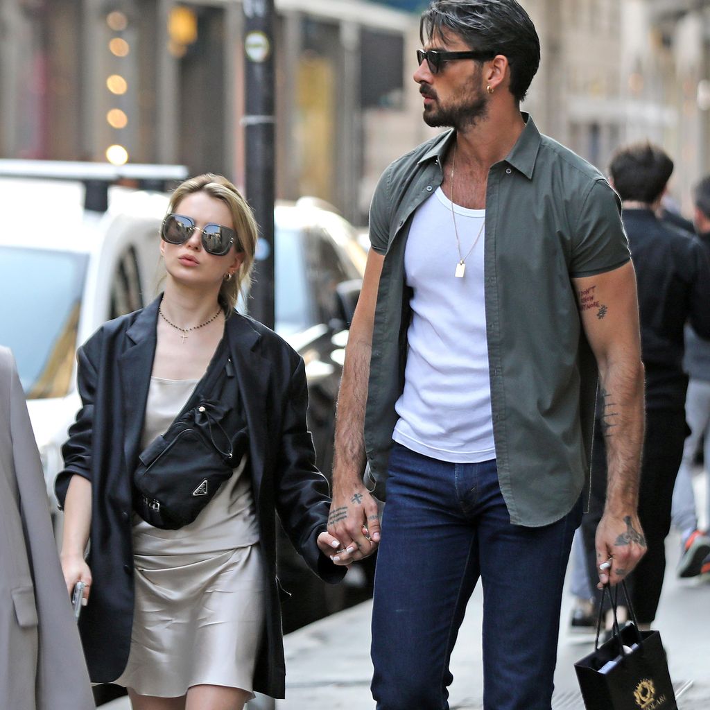 Anna Maria Sieklucka und Michele Morrone in Milan