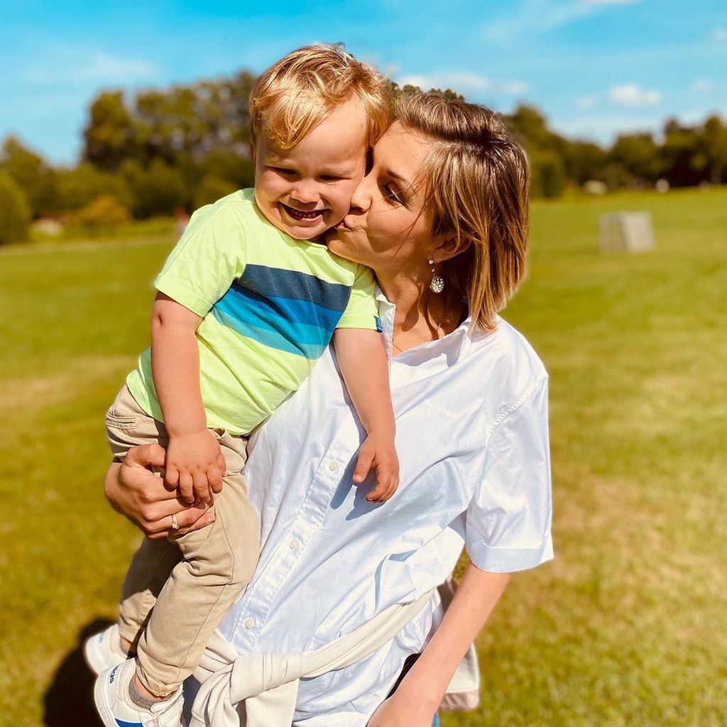 Anna-Maria Zimmermann und ihr Sohn Matti