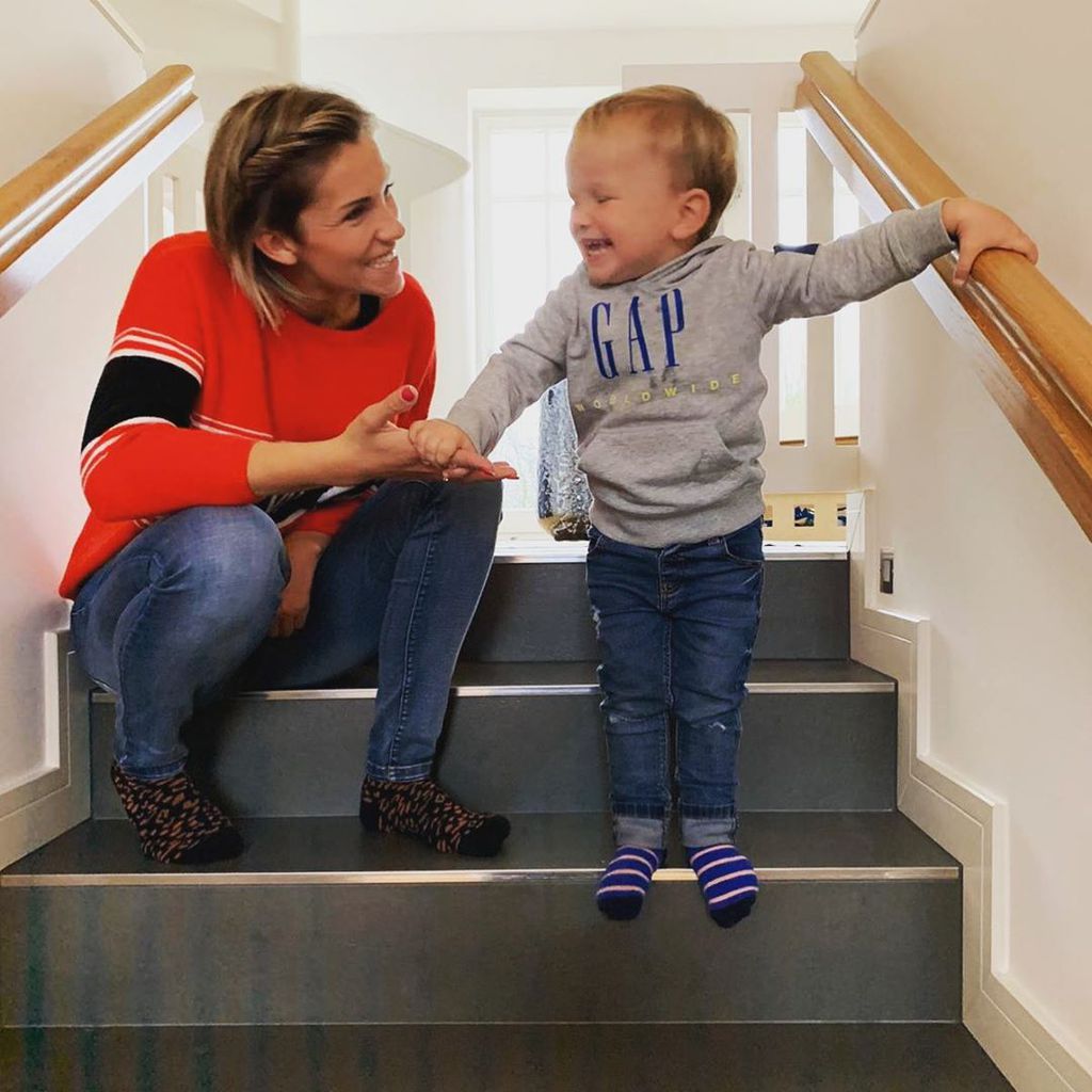 Anna-Maria Zimmermann und ihr Sohnemann Matti