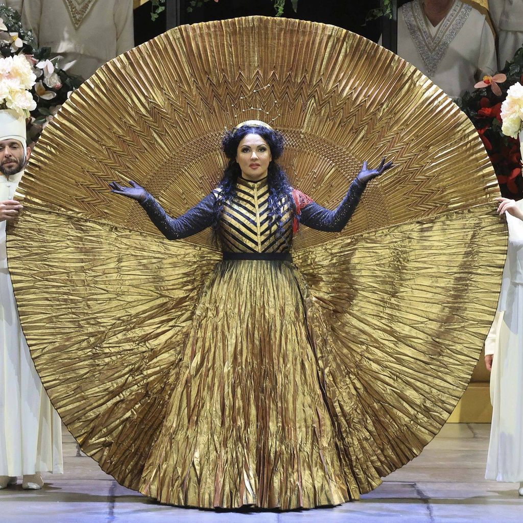 Anna Netrebko als Abigaille in Verdis Nabucco an der Staatsoper in Berlin im Oktober 2024