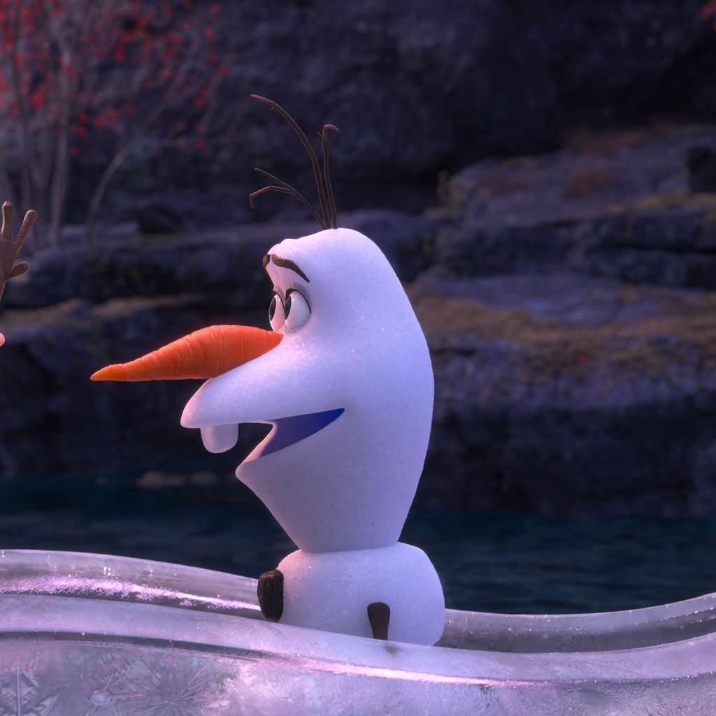 Anna und Olaf aus "Frozen"