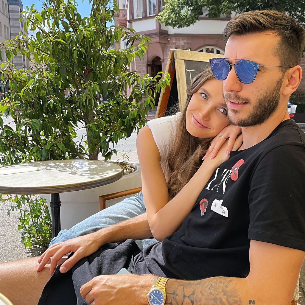 Anna Wilken mit ihrem Mann Sargis