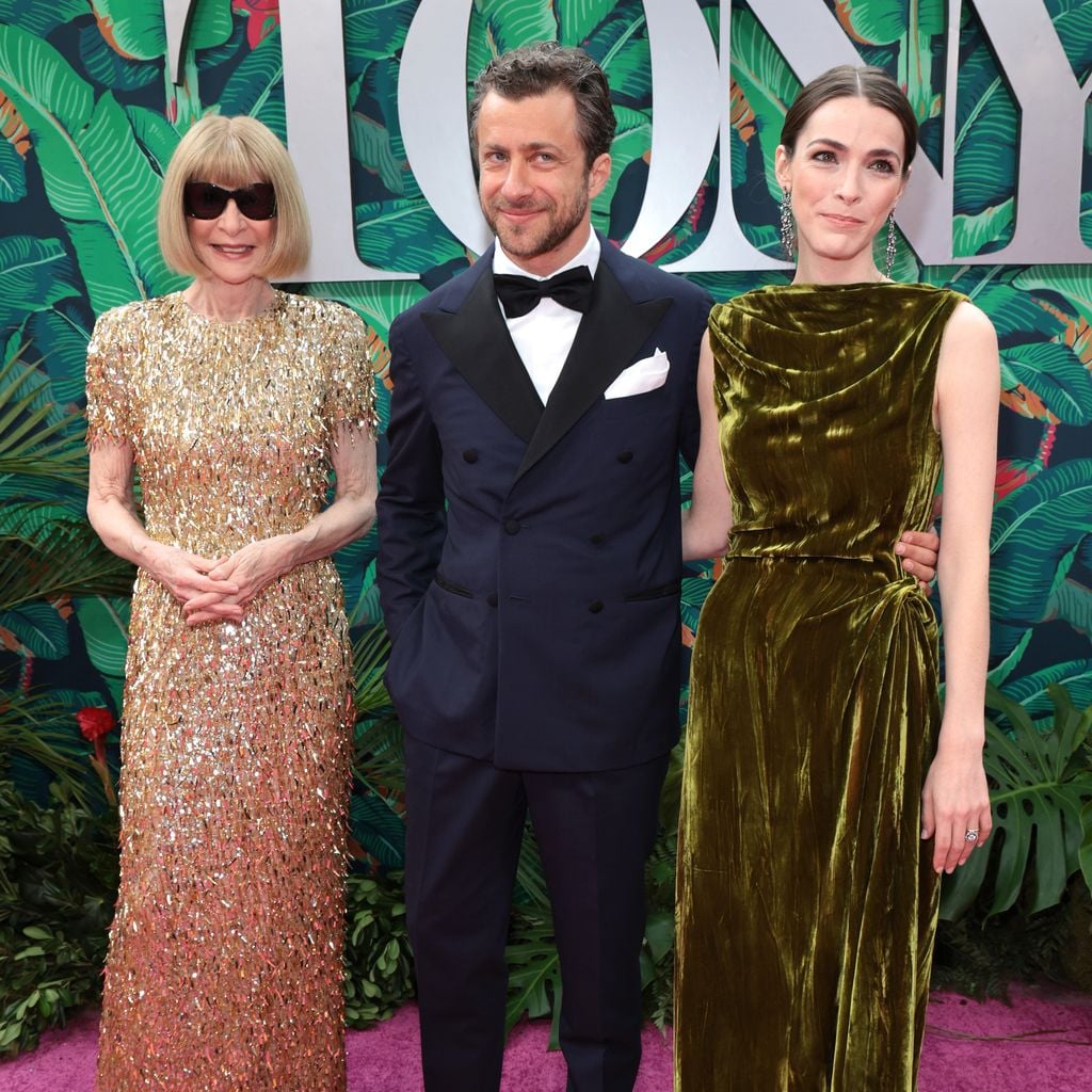 Anna Wintour, Francesco Carrozzini und Bee Shaffer bei den Tony Awards 2023 im United Palace Theater in New York City