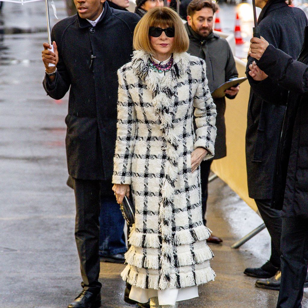 Anna Wintour bei der Chanel Haute Couture Frühjahr/Sommer 2026 während der Paris Fashion Week im Grand Palais