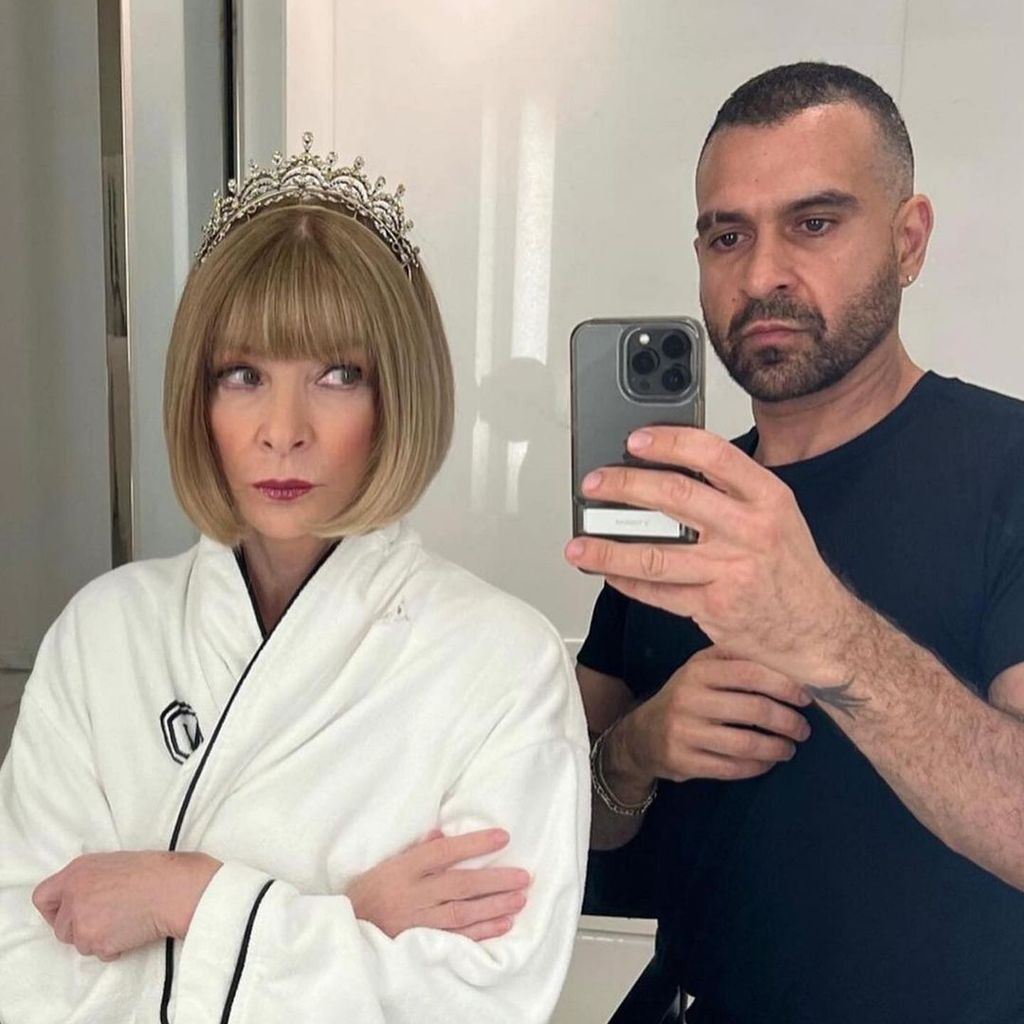 Anna Wintour und Andreas Anastasis im Mai 2022