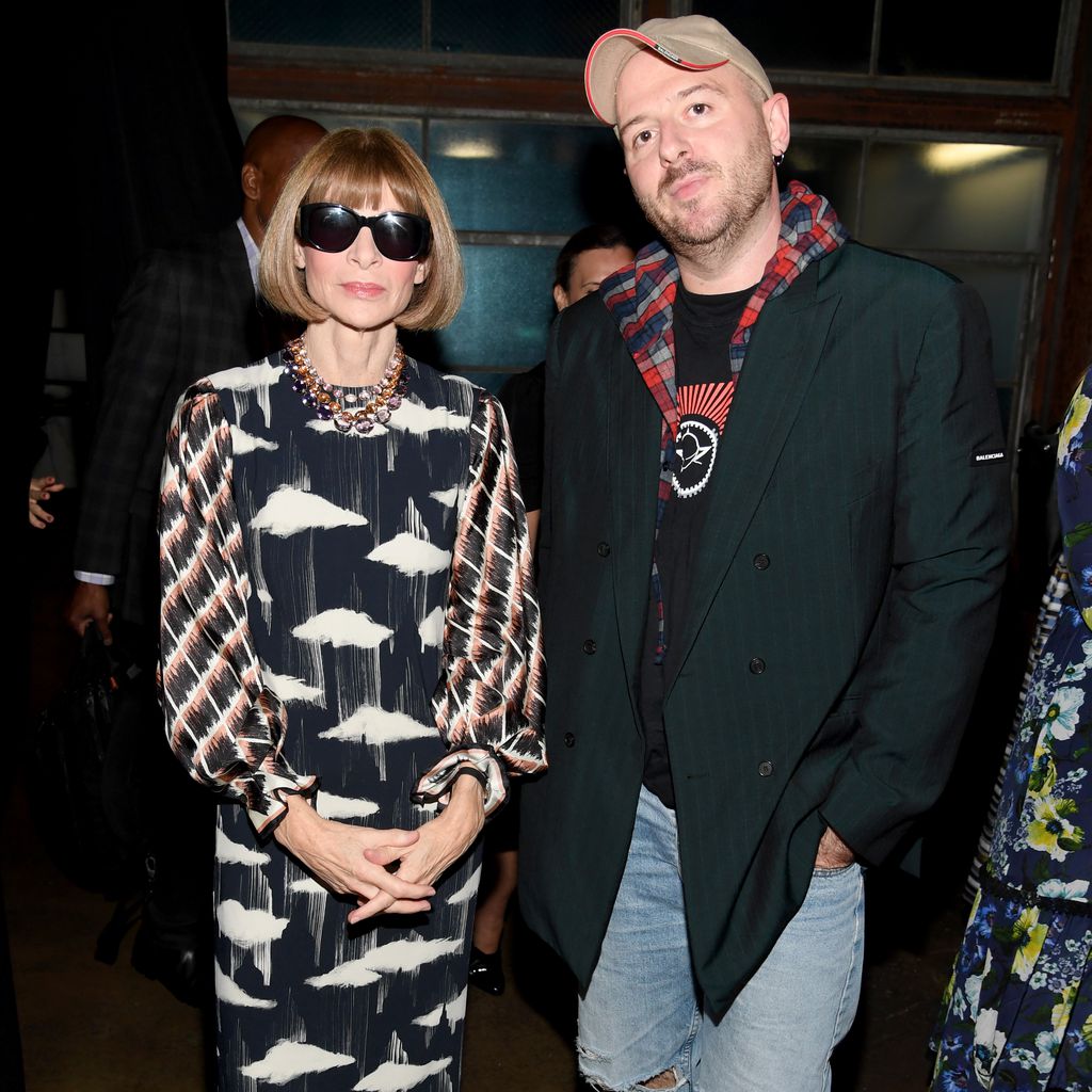 Anna Wintour und Demna Gvasalia bei einem Event in New York, Oktober  2017