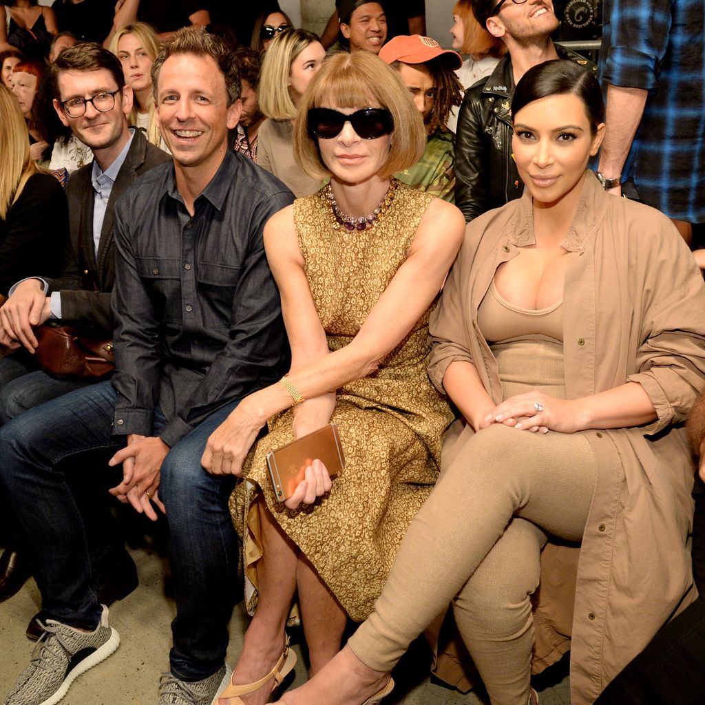 Kim Kardashian, Anna Wintour und Seth Meyers