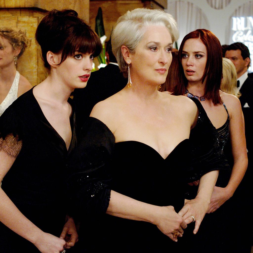 Anne Hathaway, Meryl Streep und Emily Blunt in "Der Teufel trägt Prada"