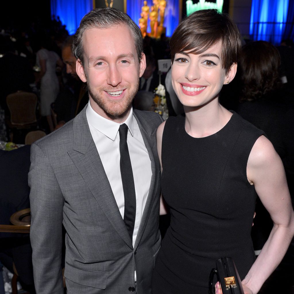 Anne Hathaway und ihr Ehemann Adam Shulman in Beverly Hills