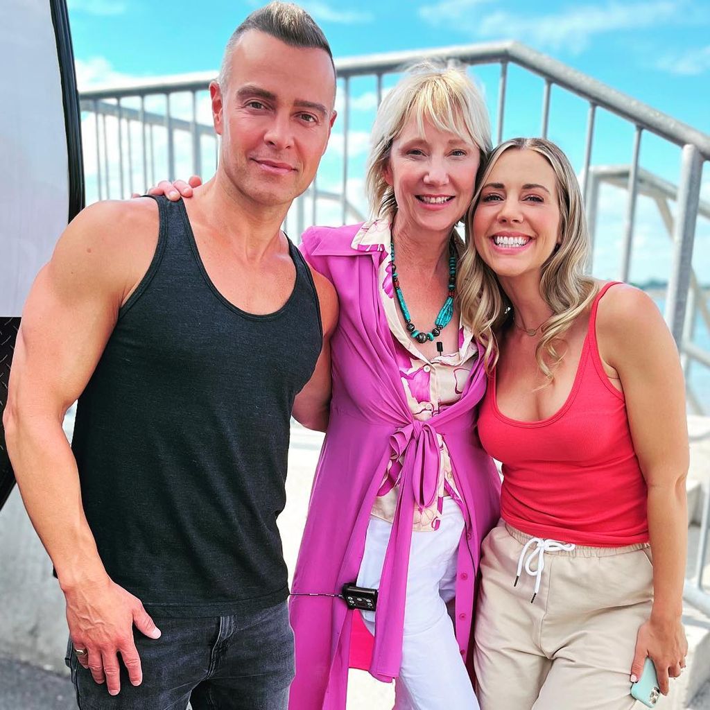 Anne Heche mit Joey Lawrence und Samantha Cope