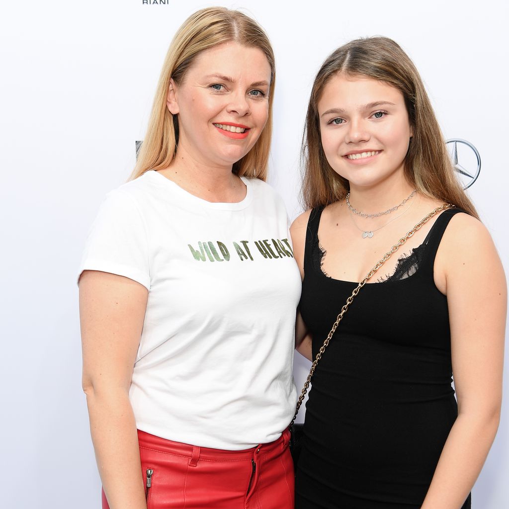 Anne-Sophie Briest und ihre Tochter Faye Montana, Juli 2018