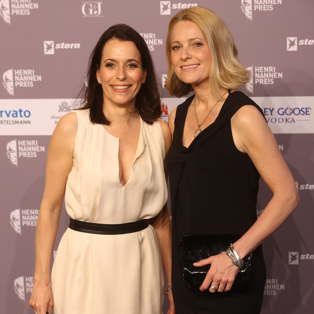 Anne Will und Miriam Meckel bei der Henri Nannen Preisverleihung im Schauspielhaus in Hamburg