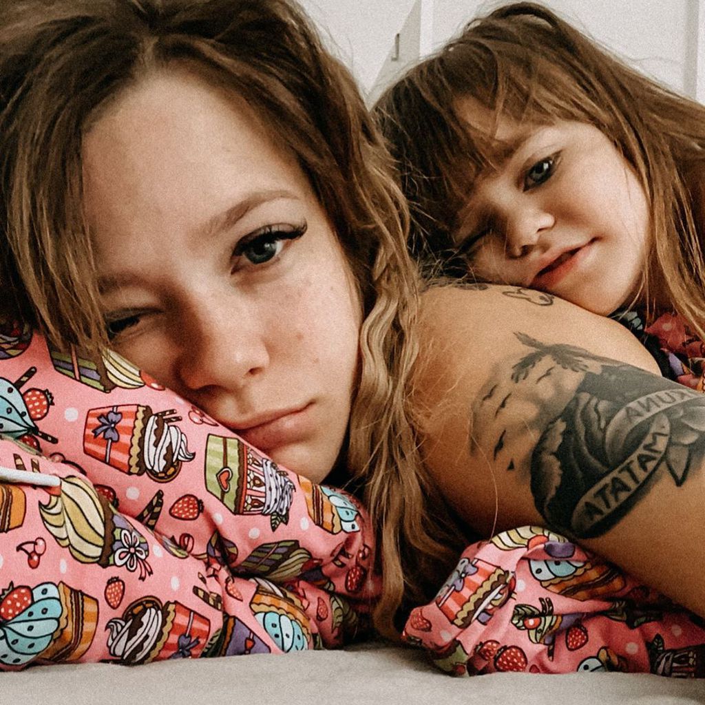 Anne Wünsche mit ihrer Tochter Juna